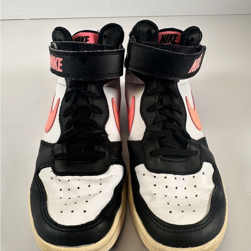 Nike court borough Kids High-Top Sneakers - Black and Pink